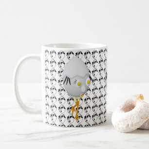 Taza De Café Diseño divertido de personaje de huevo RG & RA