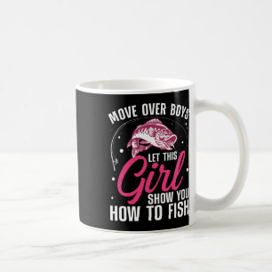 Taza De Café Diseño Divertido de Pesca para Chicas Mujeres Pesc
