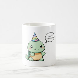 Taza De Café Diseño divertido de tortuga "Alcancé mi punto máxi