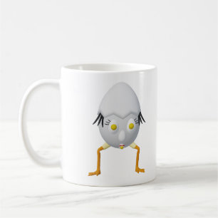 Taza De Café Diseño divertido del personaje de huevo RG y RA