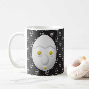 Taza De Café Diseño divertido del personaje de huevo RG y RA
