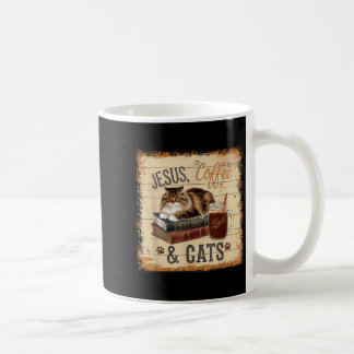 Taza De Café Diseño Divertido Gatitos Café Jesús Dulce Amantes 