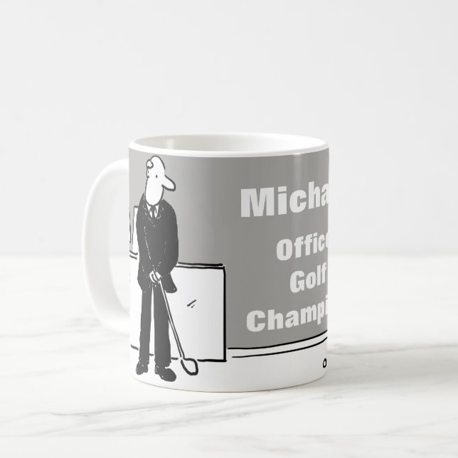 Taza De Café Diseño divertido para el amante del golf (Anverso izquierdo)