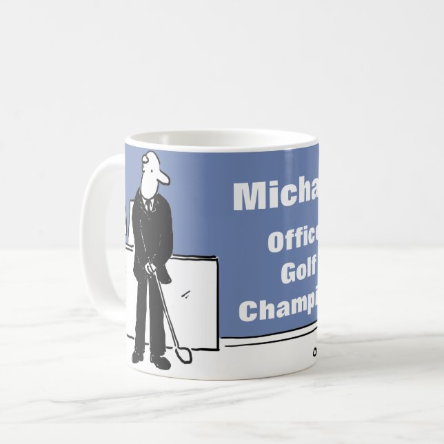 Taza De Café Diseño divertido para el amante del golf (Anverso izquierdo)