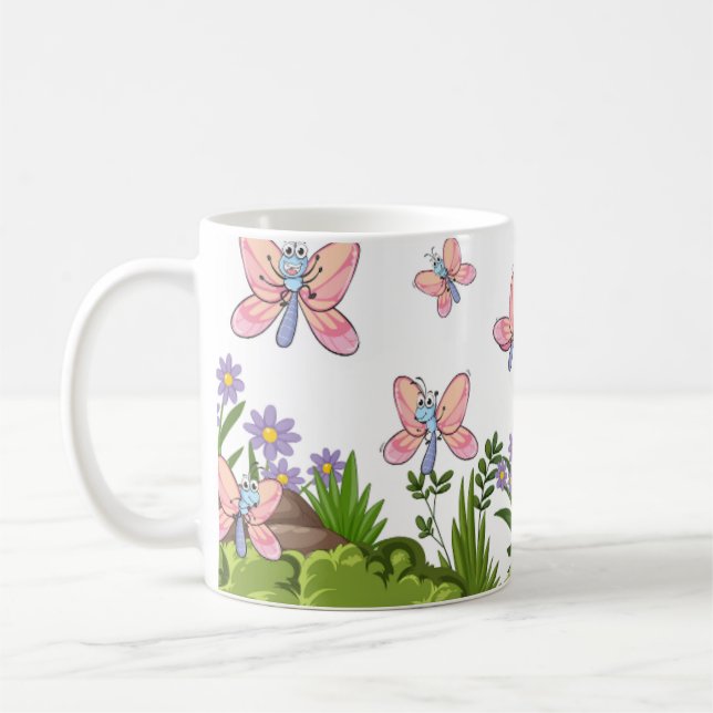 Taza De Café Diseño Divertido y Lindo (Izquierda)