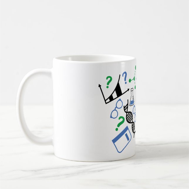 Taza De Café Diseño docente personalizado (Izquierda)