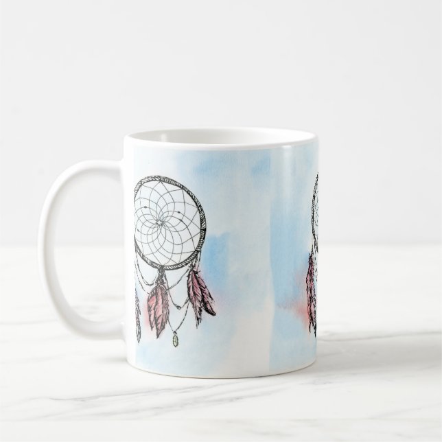 Taza De Café Diseño Dreamcatcher Dream en un Mug / Cup (Izquierda)
