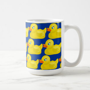 Taza De Café Diseño Ducky de goma amarillo impresionante del