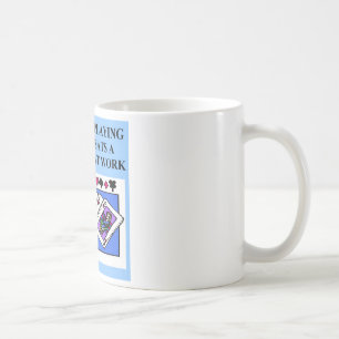 Taza De Café diseño duplicado del jugador de puente