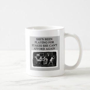 Taza De Café diseño duplicado del jugador de puente