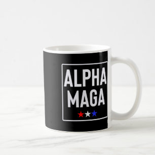 Taza De Café Diseño electoral Alpha Mega Trump 2024