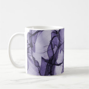 Taza De Café Diseño elegante de película de lavender leafy