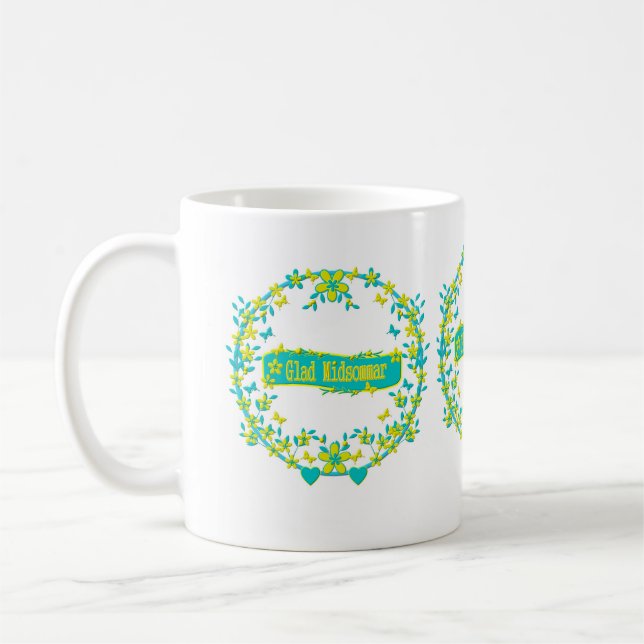 Taza De Café diseño escandinavo, midsommar alegre (Izquierda)