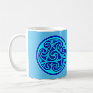 Taza De Café Diseño espiral de arte celta Café Mug