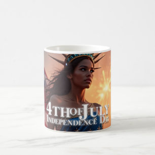 Taza De Café Diseño espléndido del 4 de julio - Fuegos artifici
