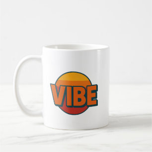 Taza De Café Diseño estético retro Sunset
