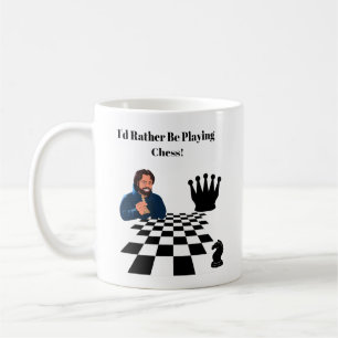 Taza De Café Diseño estratégico de ajedrez - El arte del juego