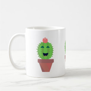 Taza De Café Diseño exitoso de Cactus Cute Personalizado pulid