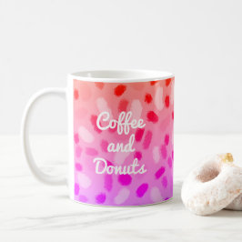 Taza De Café Diseño festivo multicolor para café y donuts