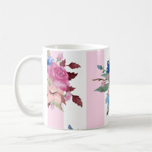 Taza De Café Diseño floral bonito