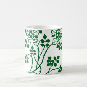 Taza De Café Diseño floral Café Mug