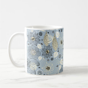 Taza De Café Diseño floral de otoño