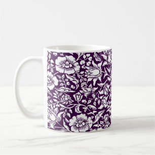Taza De Café Diseño Floral Vintage de Malva de William Morris
