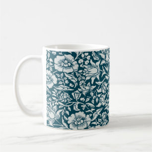 Taza De Café Diseño Floral Vintage de Malva de William Morris