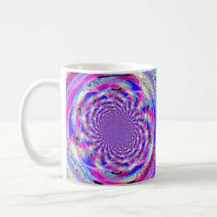 Taza De Café Diseño fractal psicodélico