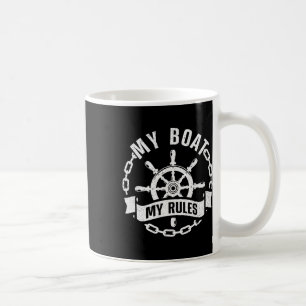 Taza De Café Diseño genial de capitán de barco para hombres y m