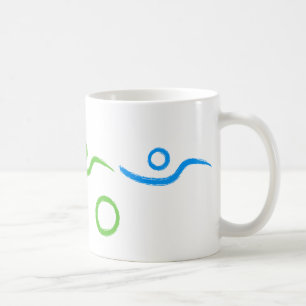 Taza De Café Diseño genial y único de triatlón
