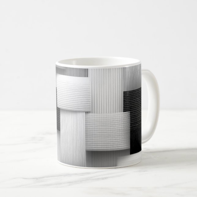 Taza De Café Diseño geométrico abstracto (Anverso derecho)