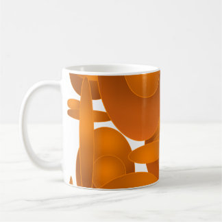 Taza De Café Diseño Geométrico Retro Moderno