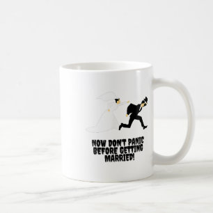 Taza De Café Diseño gracioso _ Novia persigue el crecimiento _