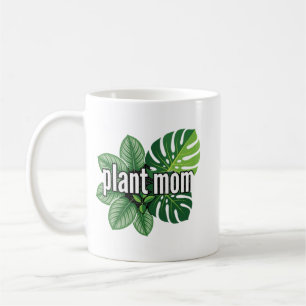 Taza De Café Diseño Gráfico Botánico Moderno