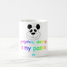 Taza De Café Diseño gráfico es mi pasión