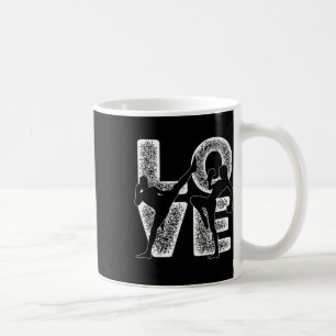 Taza De Café Diseño Gráfico Tema Palabra Amor Muay Thai Kickbox