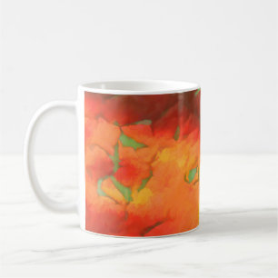 Taza De Café diseño gráfico textura de fondo digital colorida