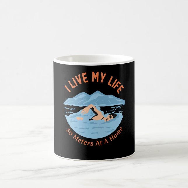 Taza De Café Diseño Guay Swimmers - Vivo Mi Vida (Centro)