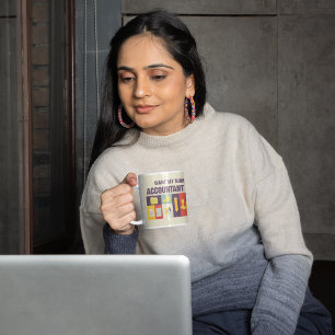 Taza De Café Diseño icónico de contador divertido personalizado