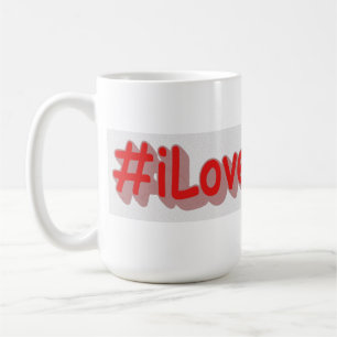 Taza De Café Diseño "iLoveMexico". ¡Hazte con una en Zazzle