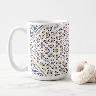 Taza De Café diseño impreso con patrón de bordado palestino