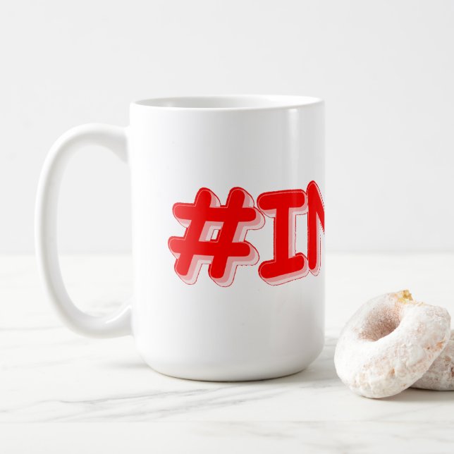 Taza De Café Diseño "India". ¡Hazte con una en Zazzle (Con donut)