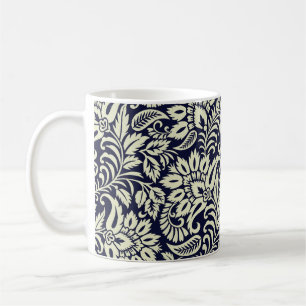 Taza De Café Diseño indio de cosecha de flores