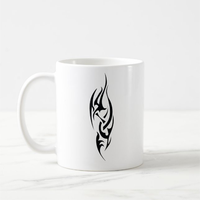 Taza De Café Diseño Inspirado en el Arte del Tatuaje Tradiciona (Izquierda)