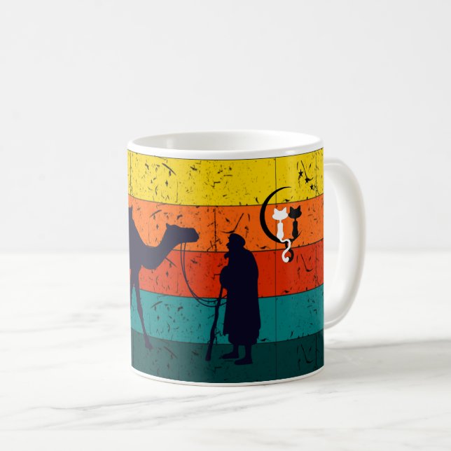 Taza De Café Diseño inspirado en la noche árabe (Anverso derecho)