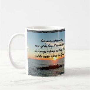 TAZA DE CAFÉ DISEÑO INSPIRADOR DE LA SERENIDAD DE AWE