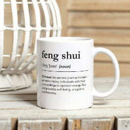 Taza De Café Diseño interior chino de definición Feng Shui