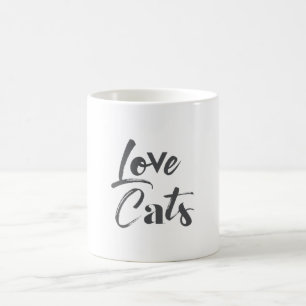 Taza De Café Diseño juguetón, alegre, moderno y lindo de Love C