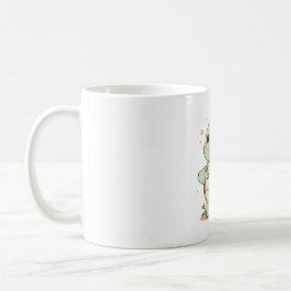 Taza De Café Diseño Kawaii de Tortuga Viajera de Aventuras Lind